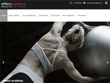 Tablet Screenshot of effectacademy.com